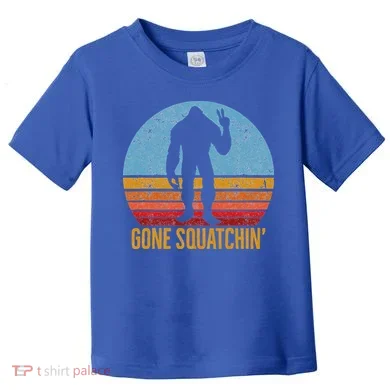 Gone Squatchin Sasquatch Peace Toddler T-Shirt