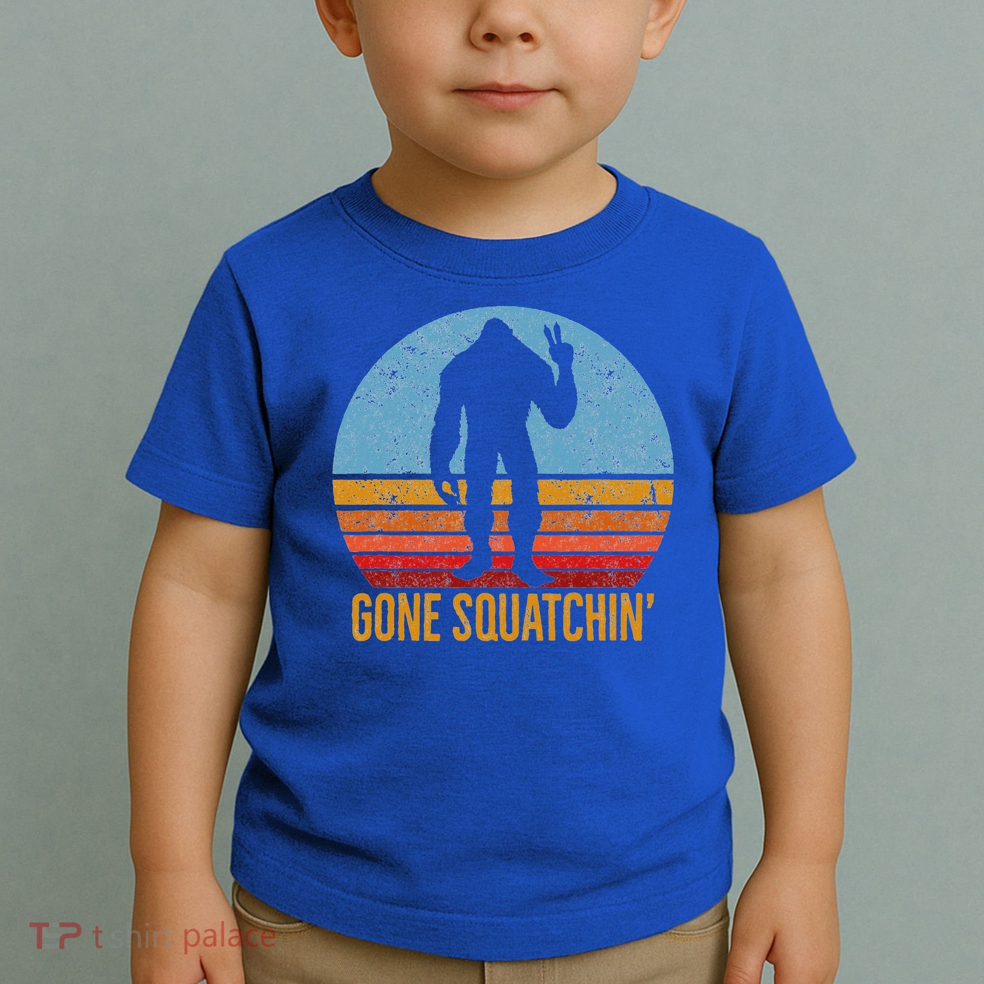  Gone Squatchin Sasquatch Peace Toddler T-Shirt