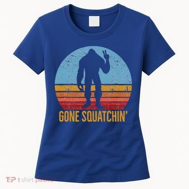  Gone Squatchin Sasquatch Peace Women's T-Shirt