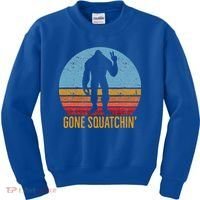  Gone Squatchin Sasquatch Peace Kids Sweatshirt thumb 0