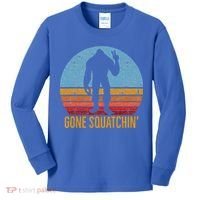 Gone Squatchin Sasquatch Peace Kids Long Sleeve Shirt thumb 0