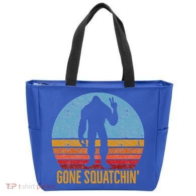  Gone Squatchin Sasquatch Peace Tote Bag