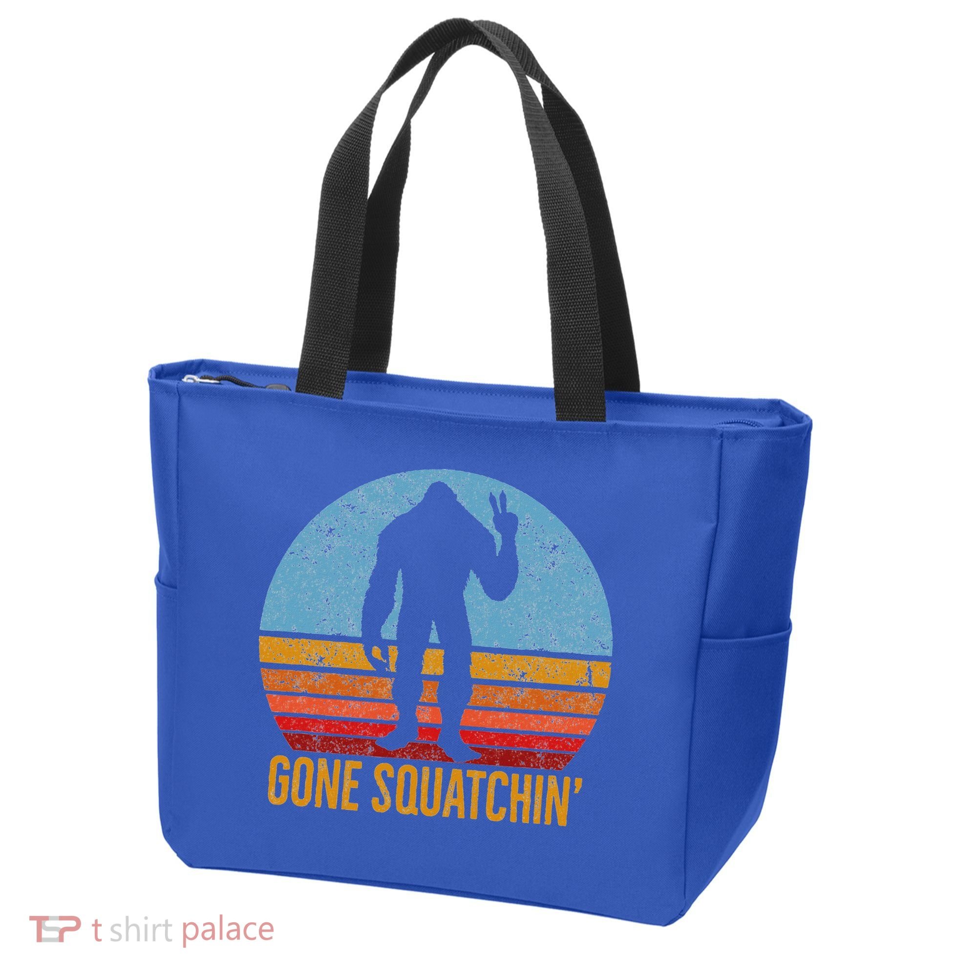  Gone Squatchin Sasquatch Peace Tote Bag