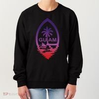 Guam Seal Shimmer Sunset Print Great Gift Cool Gift Women's Sweatshirt thumb 0