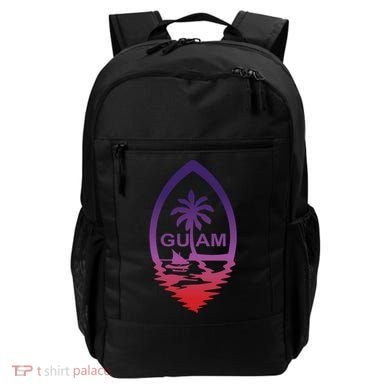 Guam Seal Shimmer Sunset Print Great Gift Cool Gift Backpack