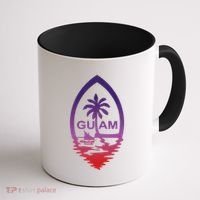 Guam Seal Shimmer Sunset Print Great Gift Cool Gift Coffee Mug thumb 1
