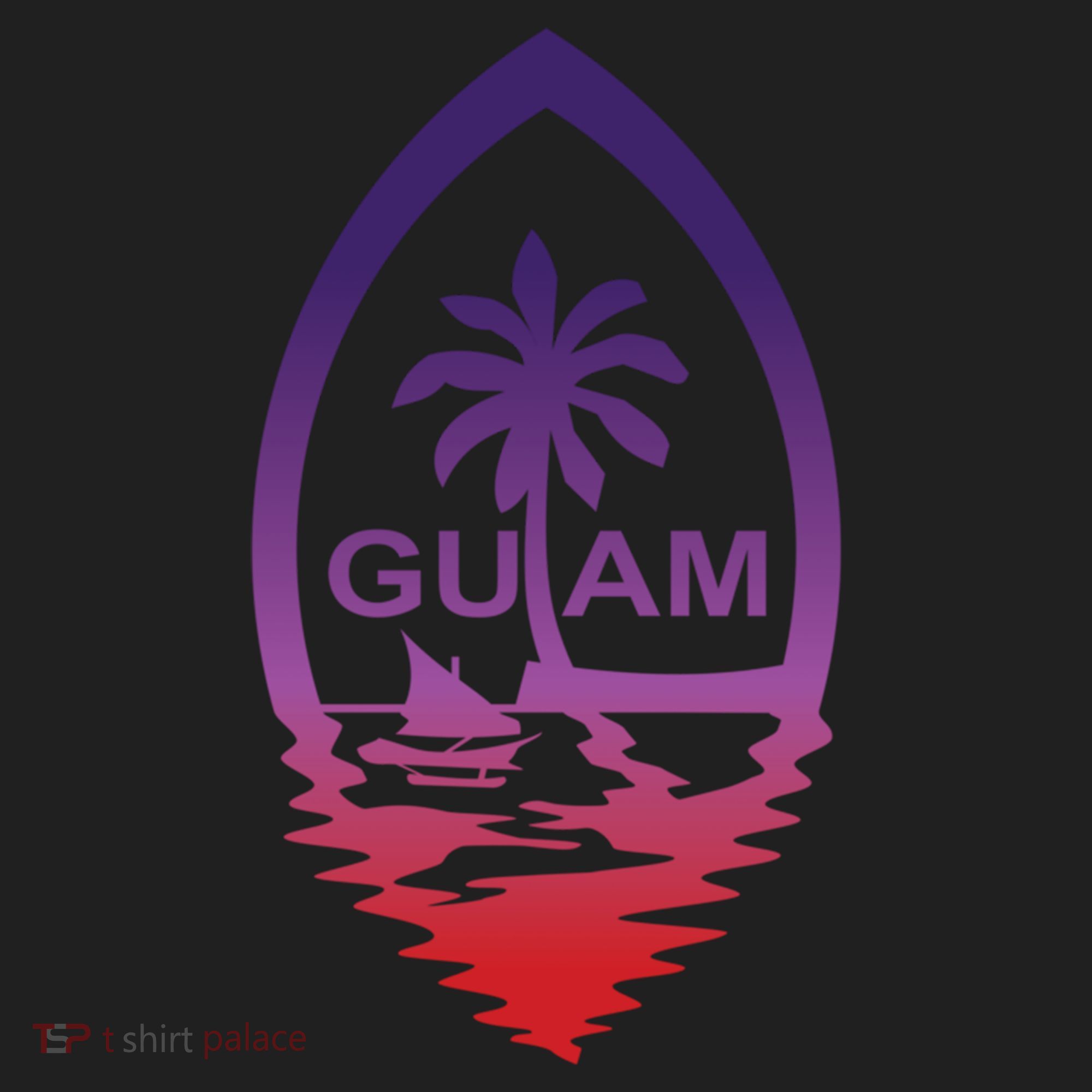 Guam Seal Shimmer Sunset Print Great Gift Cool Gift Beanie