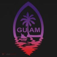 Guam Seal Shimmer Sunset Print Great Gift Cool Gift Women's Hoodie thumb 2