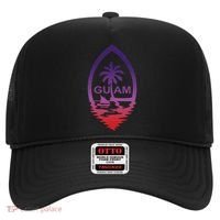 Guam Seal Shimmer Sunset Print Great Gift Cool Gift Hat thumb 0