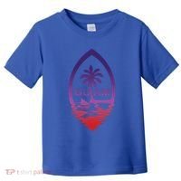 Guam Seal Shimmer Sunset Print Great Gift Cool Gift Toddler T-Shirt thumb 0
