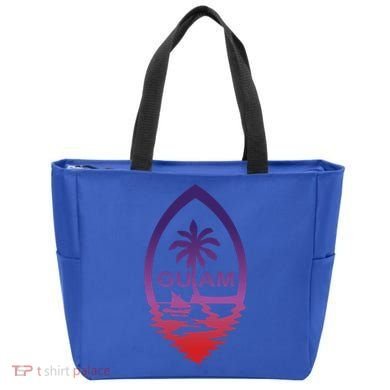 Guam Seal Shimmer Sunset Print Great Gift Cool Gift Tote Bag