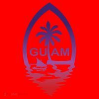 Guam Seal Shimmer Sunset Print Great Gift Cool Gift Santa Hat thumb 1
