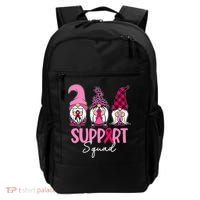 Gnomes Support Squad Breast Cancer Awareness Pink Ribbon Backpack thumb 0