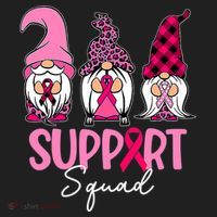 Gnomes Support Squad Breast Cancer Awareness Pink Ribbon Tumbler thumb 3