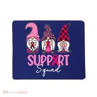 Gnomes Support Squad Breast Cancer Awareness Pink Ribbon Mousepad thumb 0