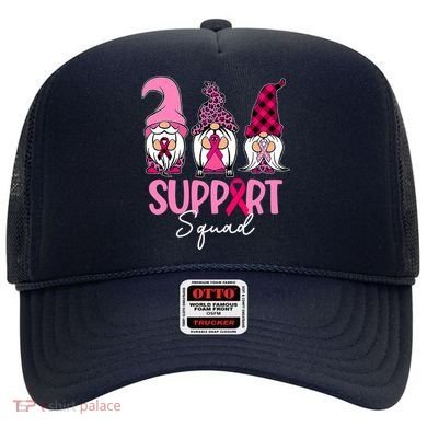 Gnomes Support Squad Breast Cancer Awareness Pink Ribbon Hat