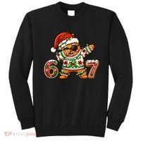 Gingerbread Six Seven 67 Ice Cream Drip Christmas Sweatshirt thumb 0