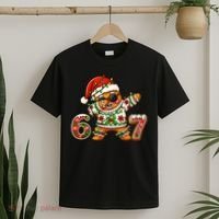 Gingerbread Six Seven 67 Ice Cream Drip Christmas T-Shirt thumb 2