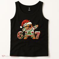 Gingerbread Six Seven 67 Ice Cream Drip Christmas Tank Top thumb 2