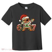 Gingerbread Six Seven 67 Ice Cream Drip Christmas Toddler T-Shirt thumb 0
