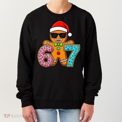 Gingerbread Six Seven 67 Ice Cream Christmas Women's Sweatshirt