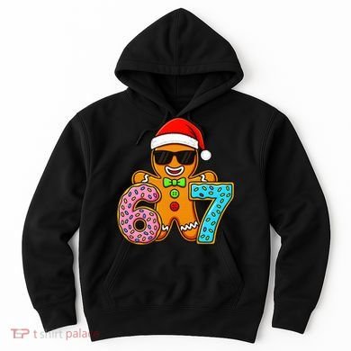 Gingerbread Six Seven 67 Ice Cream Christmas Hoodie