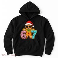 Gingerbread Six Seven 67 Ice Cream Christmas Hoodie thumb 0