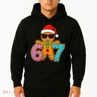 Gingerbread Six Seven 67 Ice Cream Christmas Hoodie thumb 2