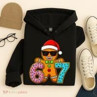 Gingerbread Six Seven 67 Ice Cream Christmas Hoodie thumb 4