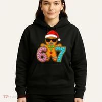 Gingerbread Six Seven 67 Ice Cream Christmas Hoodie thumb 5