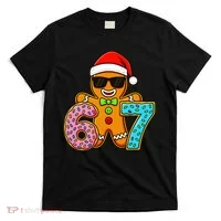 Gingerbread Six Seven 67 Ice Cream Christmas T-Shirt thumb 0