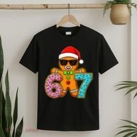 Gingerbread Six Seven 67 Ice Cream Christmas T-Shirt thumb 2