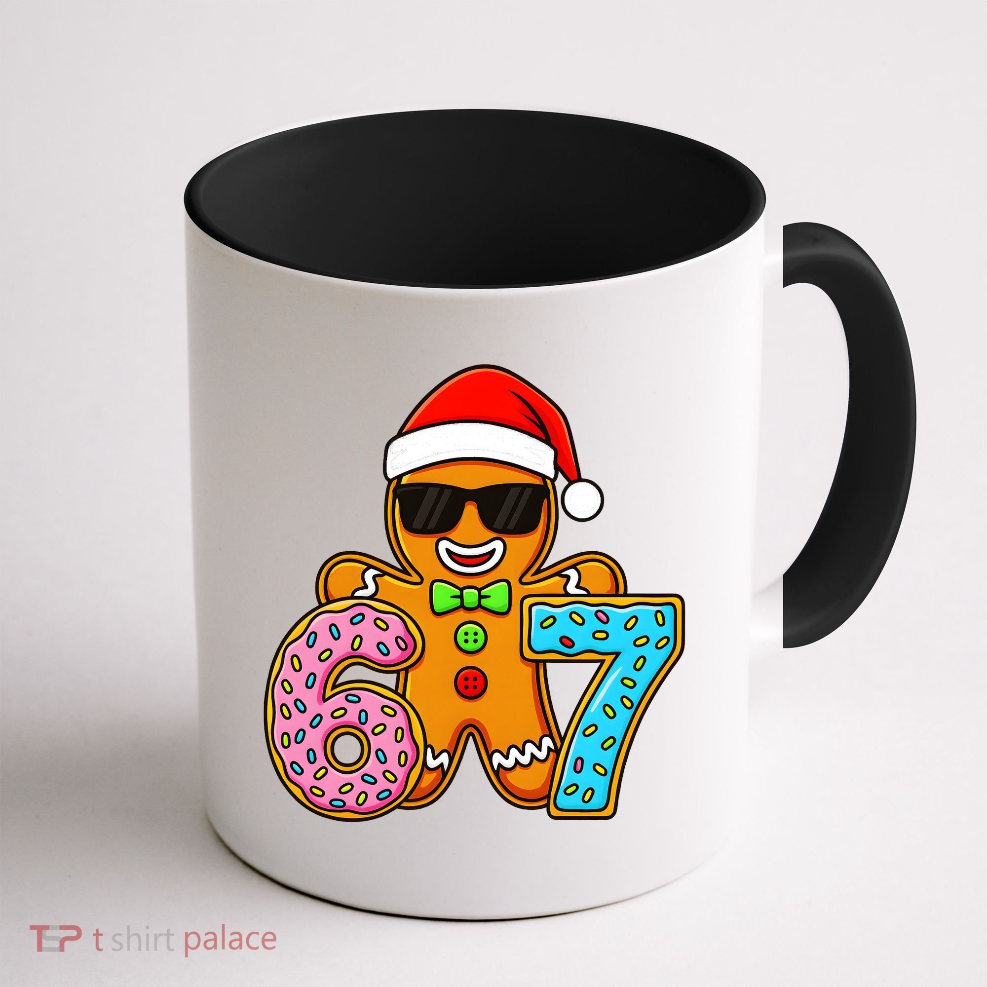 Gingerbread Six Seven 67 Ice Cream Christmas Coffee Mug