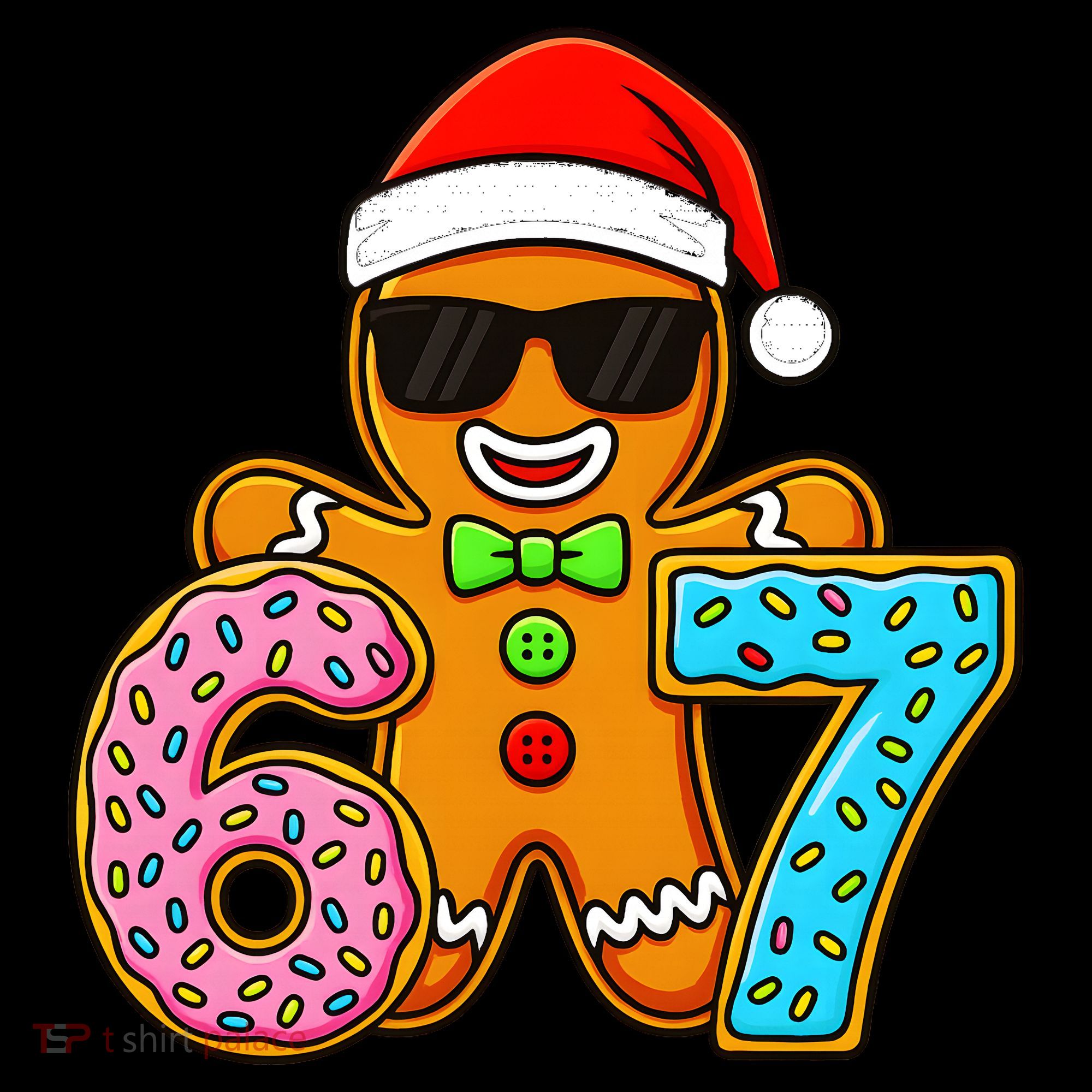 Gingerbread Six Seven 67 Ice Cream Christmas Women's Hoodie