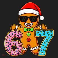 Gingerbread Six Seven 67 Ice Cream Christmas Tumbler thumb 3