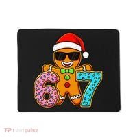 Gingerbread Six Seven 67 Ice Cream Christmas Mousepad thumb 0