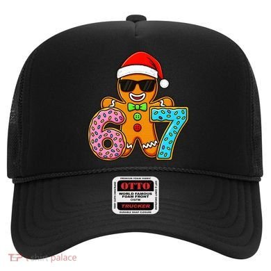 Gingerbread Six Seven 67 Ice Cream Christmas Hat