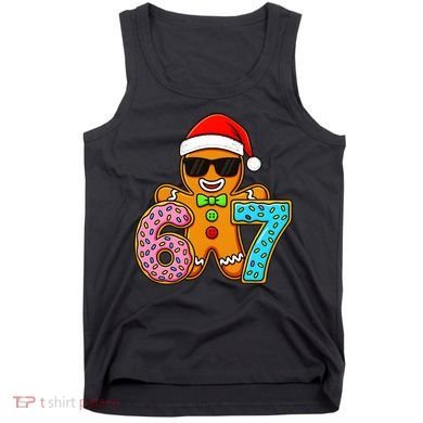 Gingerbread Six Seven 67 Ice Cream Christmas Tank Top