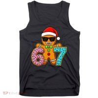 Gingerbread Six Seven 67 Ice Cream Christmas Tank Top thumb 0