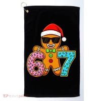 Gingerbread Six Seven 67 Ice Cream Christmas Golf Towel thumb 0