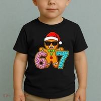 Gingerbread Six Seven 67 Ice Cream Christmas Toddler T-Shirt thumb 2