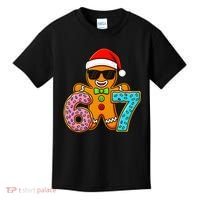 Gingerbread Six Seven 67 Ice Cream Christmas Kids T-Shirt thumb 0