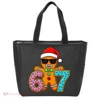 Gingerbread Six Seven 67 Ice Cream Christmas Tote Bag thumb 0