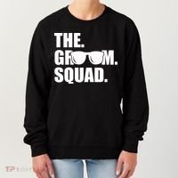 Groom Squad Sunglasses Bachelor Party Women's Sweatshirt thumb 0