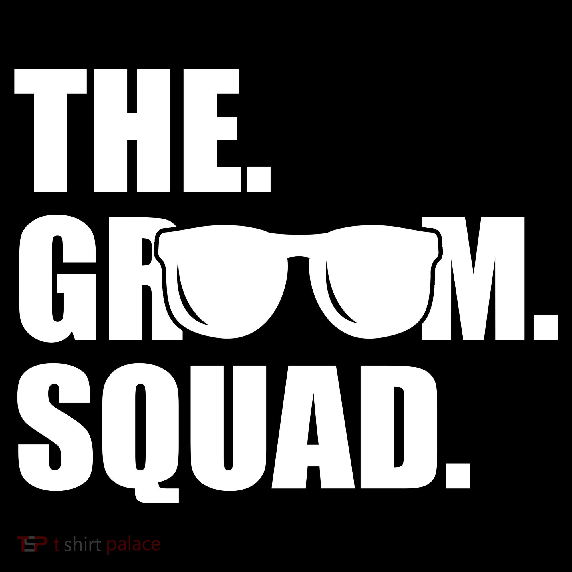 Groom Squad Sunglasses Bachelor Party Apron