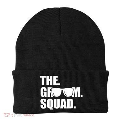 Groom Squad Sunglasses Bachelor Party Beanie