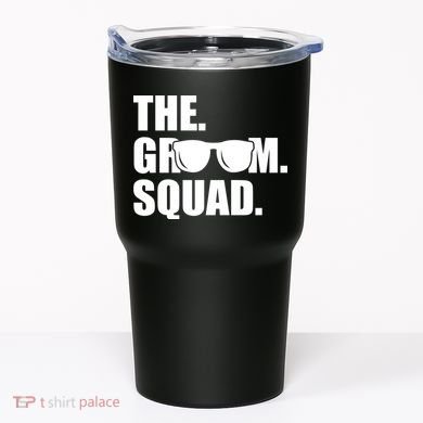 Groom Squad Sunglasses Bachelor Party Tumbler