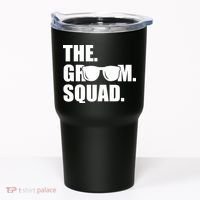 Groom Squad Sunglasses Bachelor Party Tumbler thumb 0