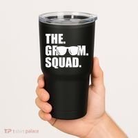 Groom Squad Sunglasses Bachelor Party Tumbler thumb 2