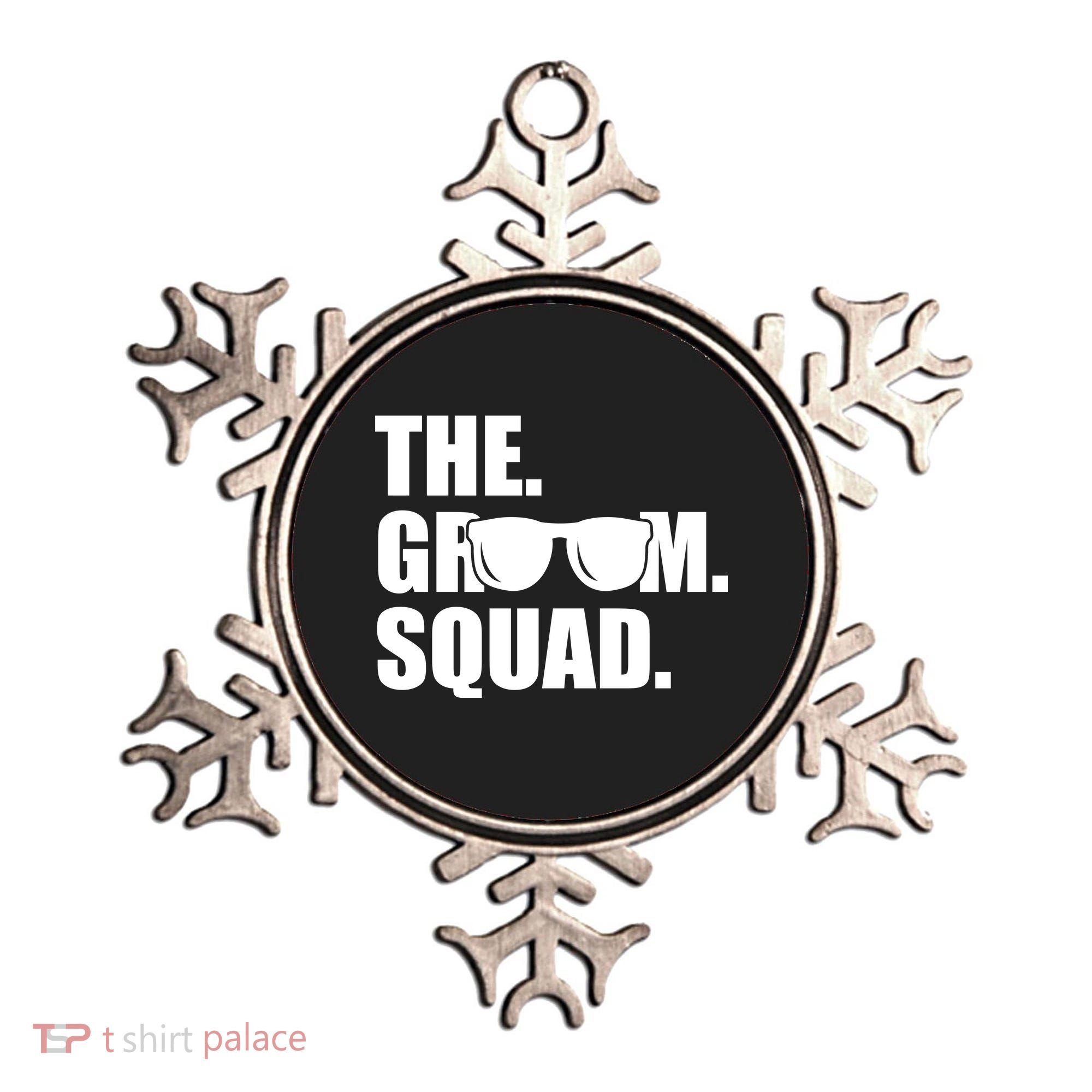 Groom Squad Sunglasses Bachelor Party Ornament